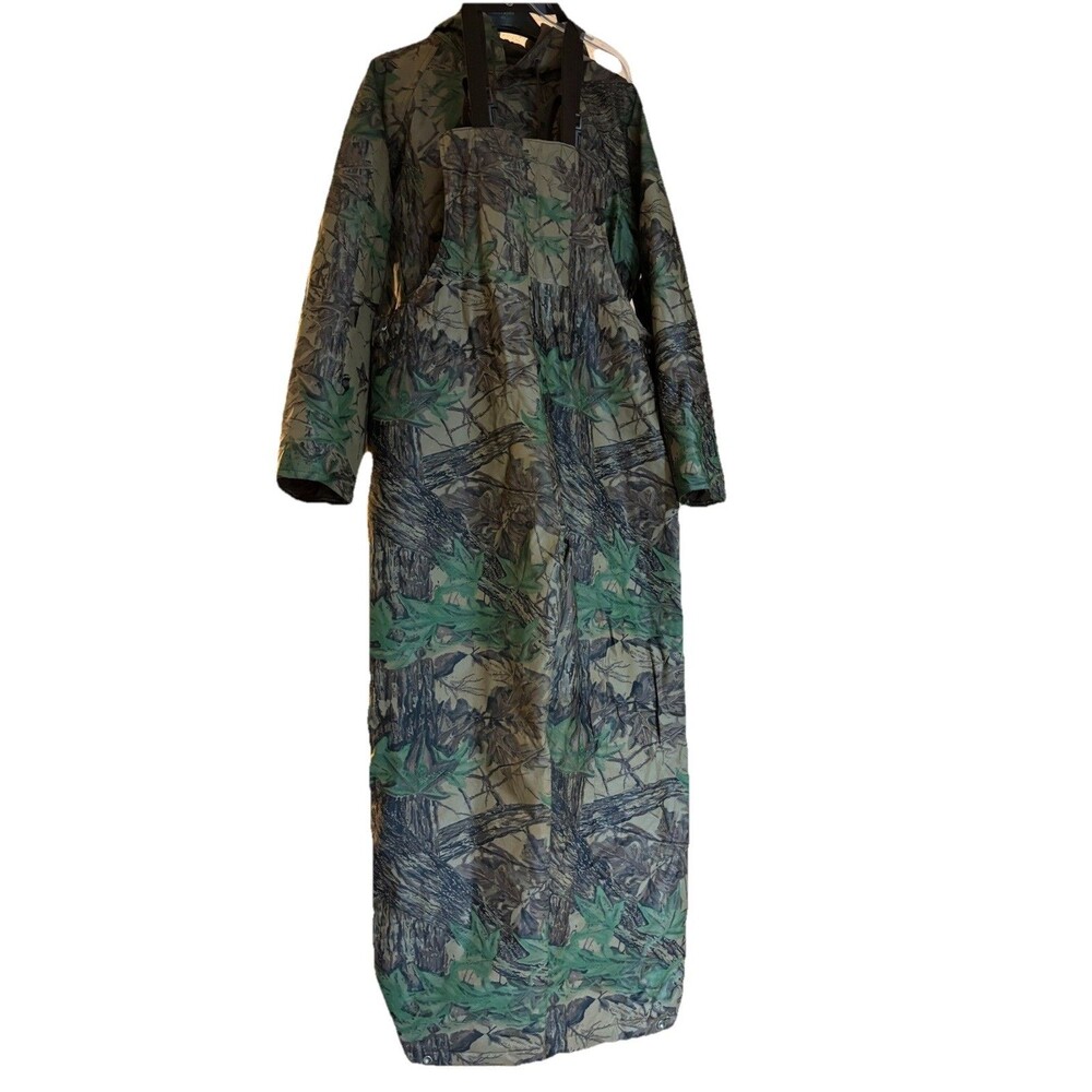 Stearns Realtree Camo Insulated Rain bib Set M Jacket Pants Overalls Dry Wear